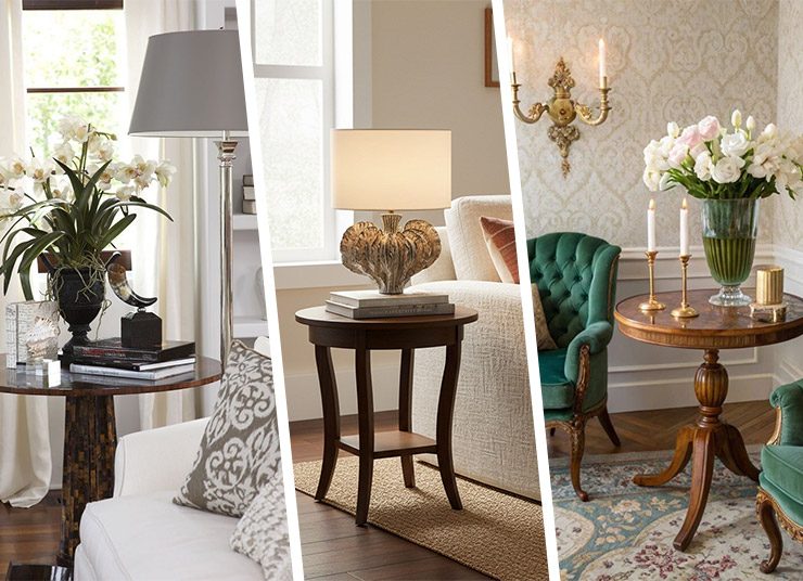 Διακοσμητικές ιδέες για το βοηθητικό τραπεζάκι στο σαλόνι σας
