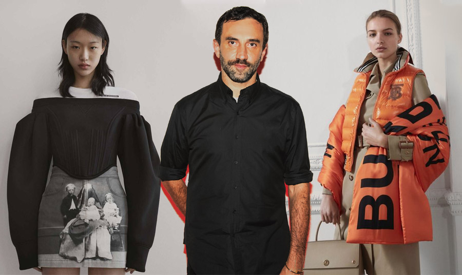 Στον οίκο Burberry, ο Riccardo Tisci δημιούργησε puffer σακάκια, μπλούζες και μπουφάν… σαν πανοπλίες