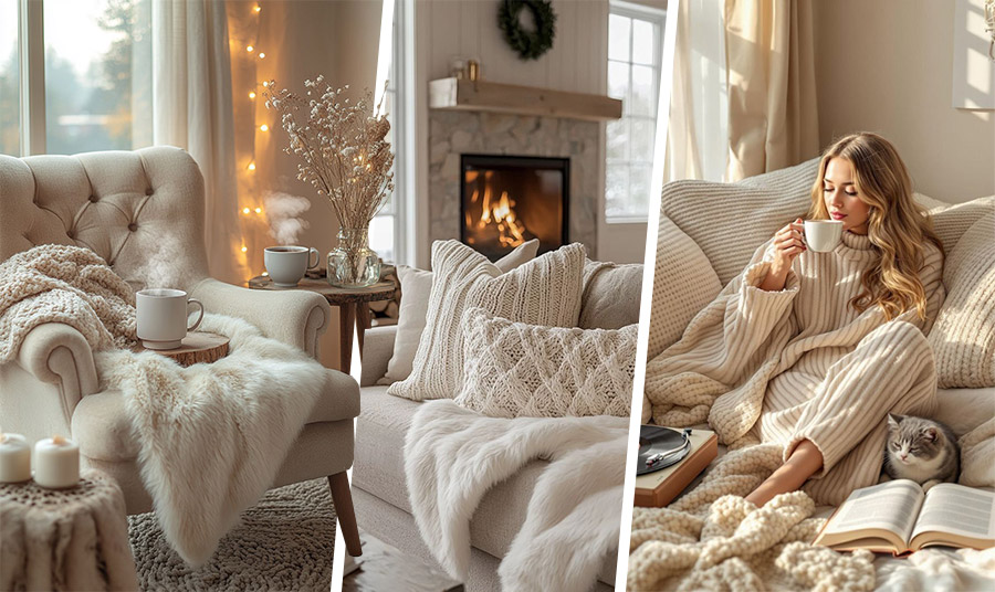 Iδέες για φθινοπωρινή ζεστασιά με τα κατάλληλα υφάσματα