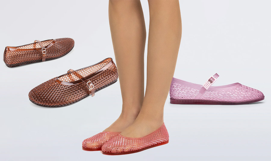 Καφέ μπαλαρίνες, intentionallyblank.us // Ροζέ, Ancient Greek Sandals // Ροζ με μπαρέτα, Melissa 